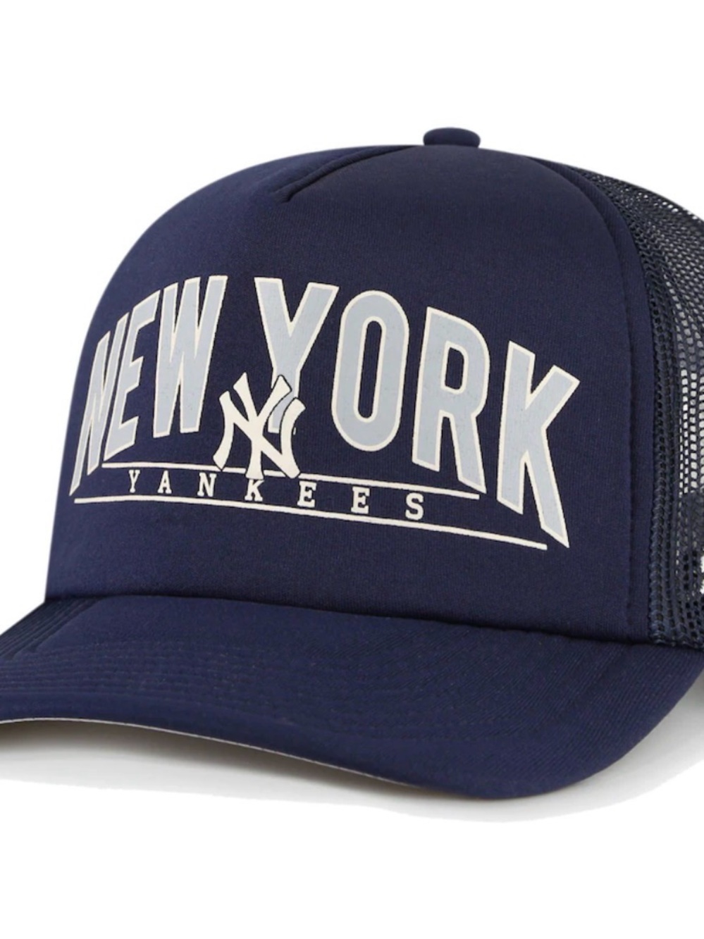 New York Yankees '47 Brand Trucker Hat Mens OSFA Navy MLB B-BHAUL17KPP